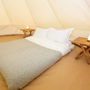 Shelby and Cameron - 5m Bell Tent - Furnished